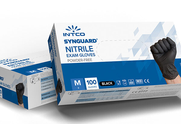 3.5g Black Synguard® Nitrile Exam Gloves