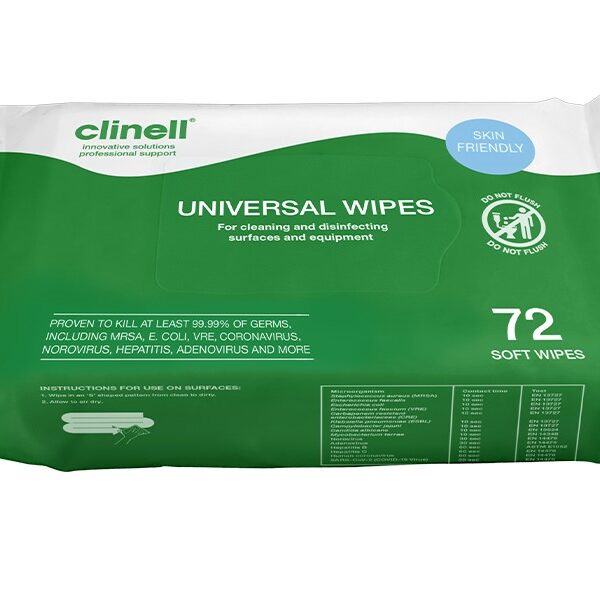 Wipes - pack of72